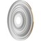 Ekena Millwork Cole PVC Medallion (Canopies up to 5 1/8"), 19"OD x 3 1/2"ID x 1"P, Metallic Vintage Gold CMP19CODVG - alternate 2